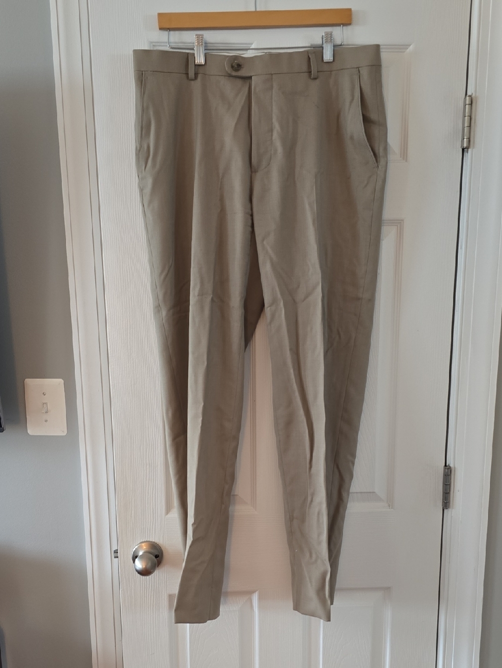 Joseph Abboud Men's Dress Pants in Light Khaki